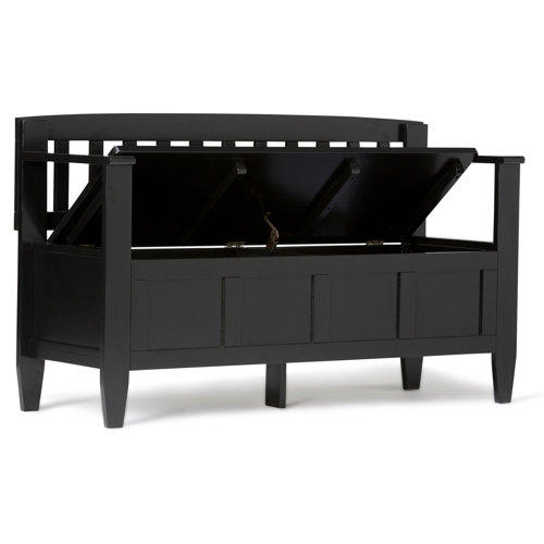 Red Barrel Studio® Choya Solid Wood Flip Top Storage Bench & Reviews